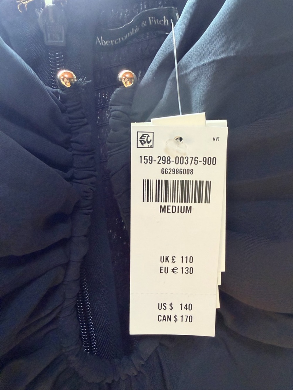 Abercrombie & Fitch Black Spaghetti-Strap Maxi Dress - Picture 8 of 8